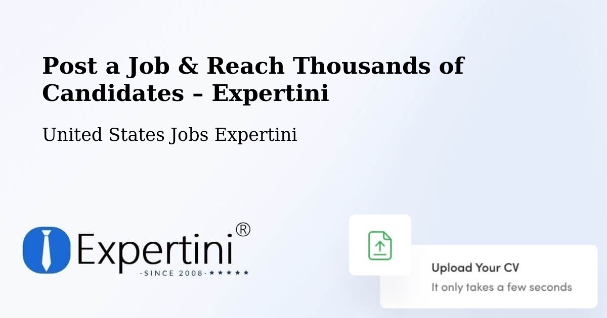 Post a Job in Thompson – Hire the Right Talent - Thompson, United States Jobs Expertini