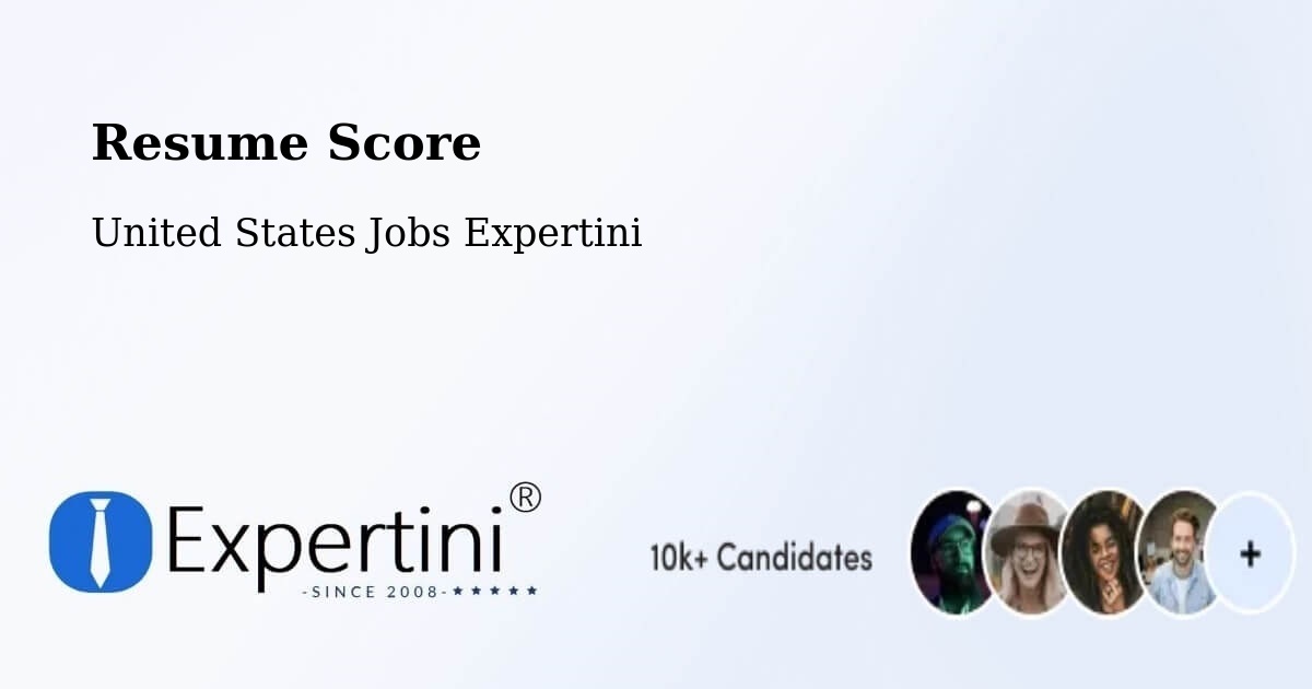 Resume Score & Job Description Match Tool – Thompson - United States Jobs Expertini